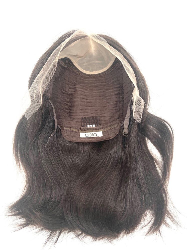 Perruque en stock YANNA M- Medium Brown-40cm – Image 5