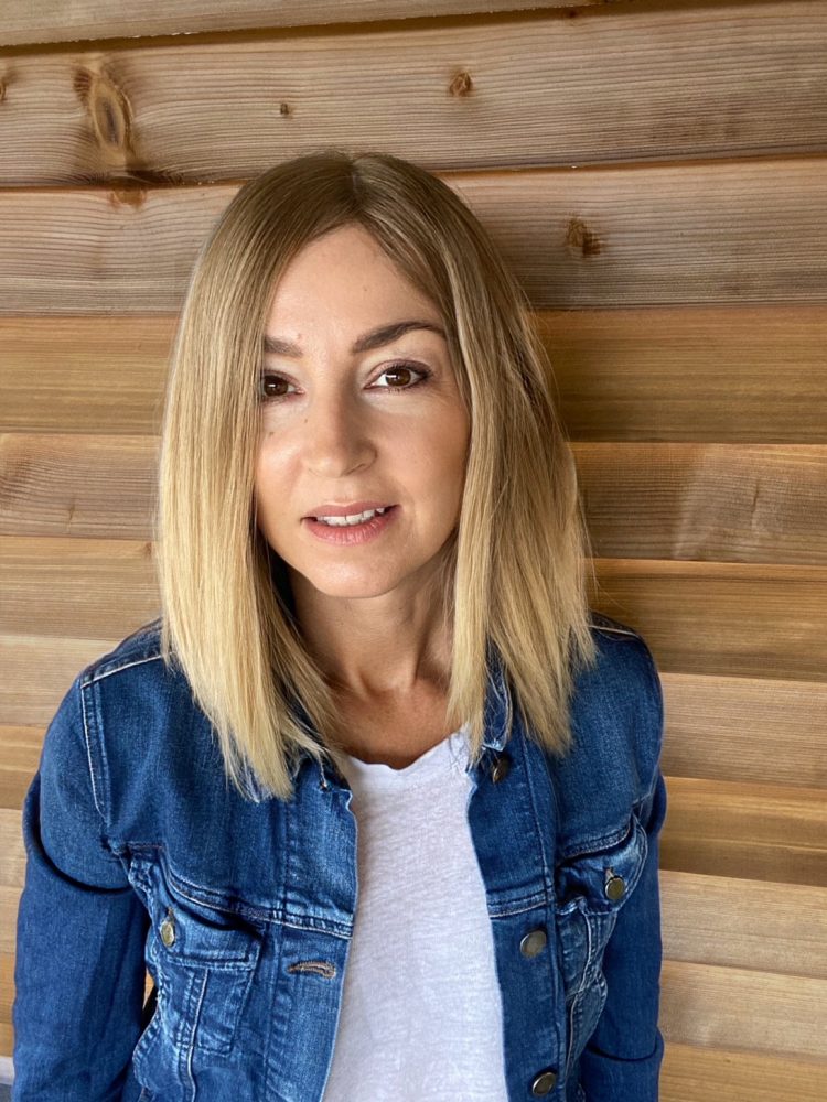 Perruque en stock ENORA L- Ashy Blond Ombré- 35cm