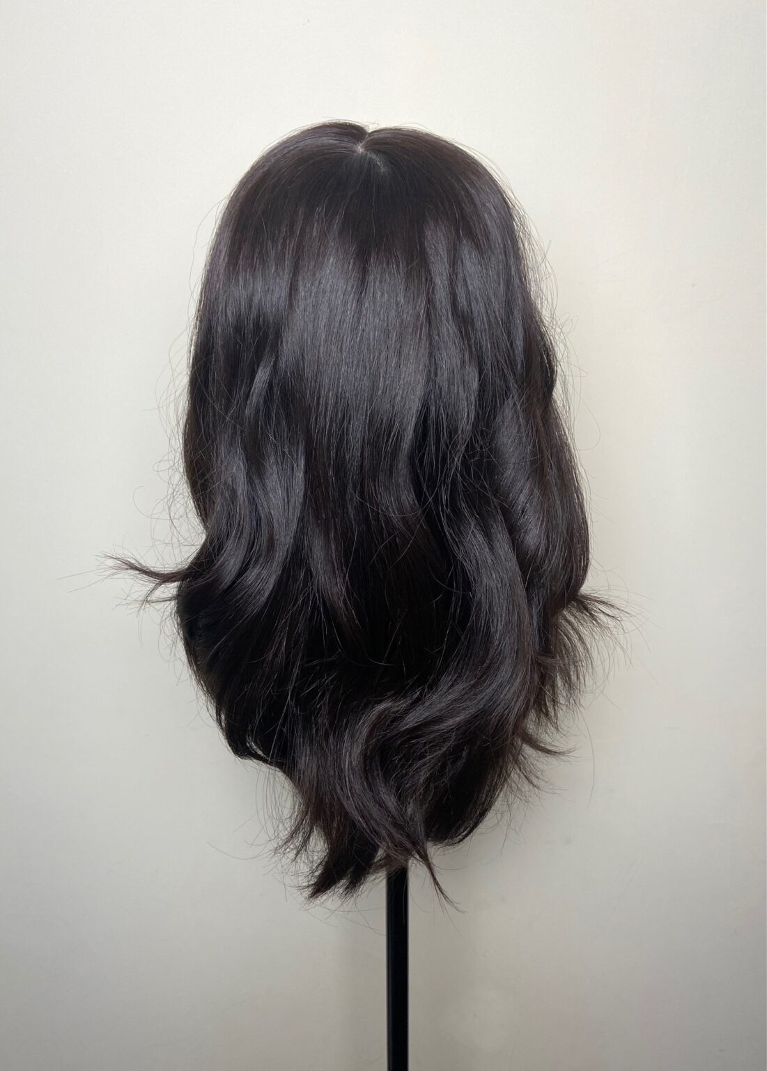 Hair topper silk cap NOLWENN straight -40cm-Color #04 - Image 5