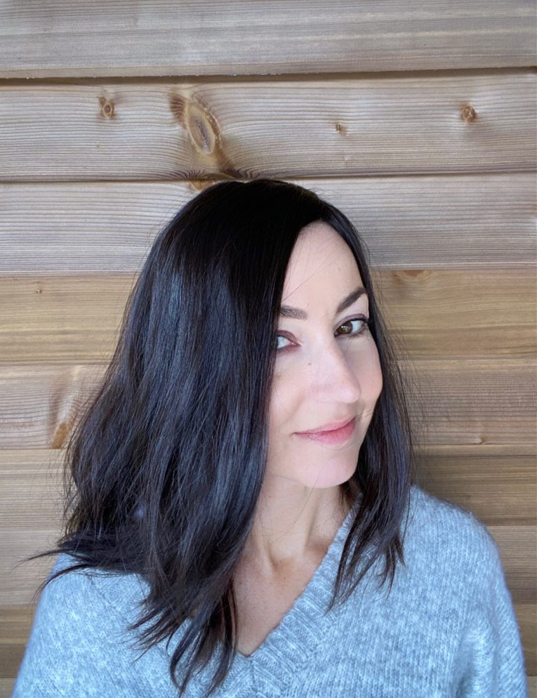 Hair topper in stock NOLWENN straight -40cm-Color #04 - Image 2