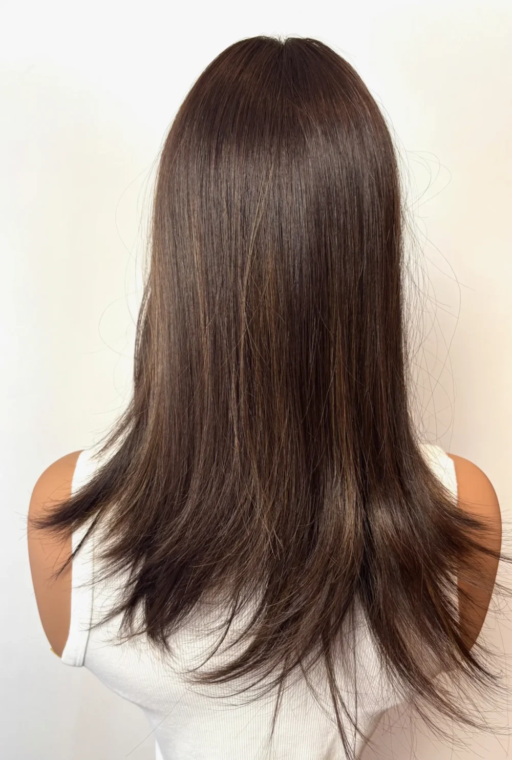 Hair topper in stock NOLWENN straight -40cm-Color #04/06 - Image 2