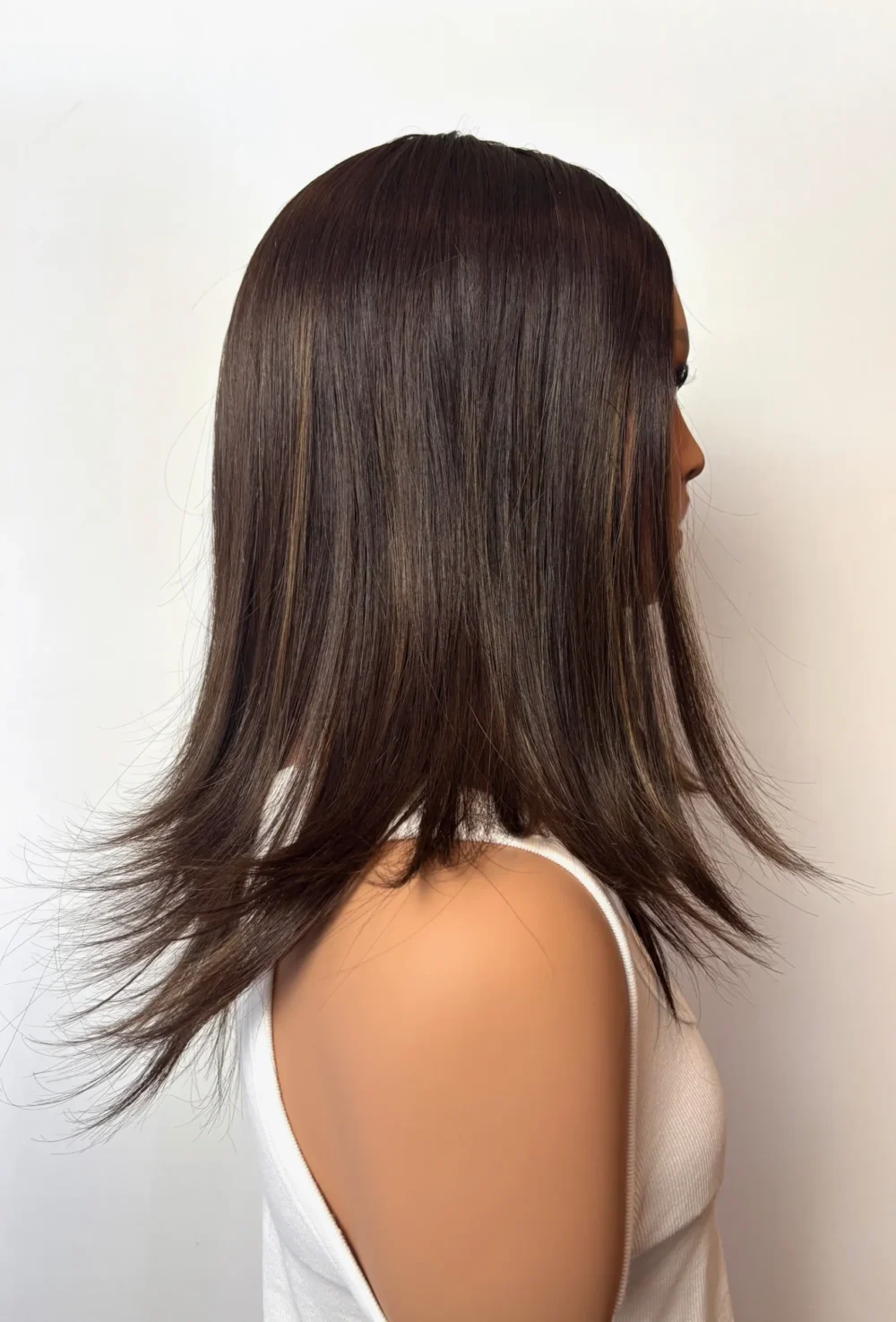 Hair topper in stock NOLWENN straight -40cm-Color #04/06 - Image 5