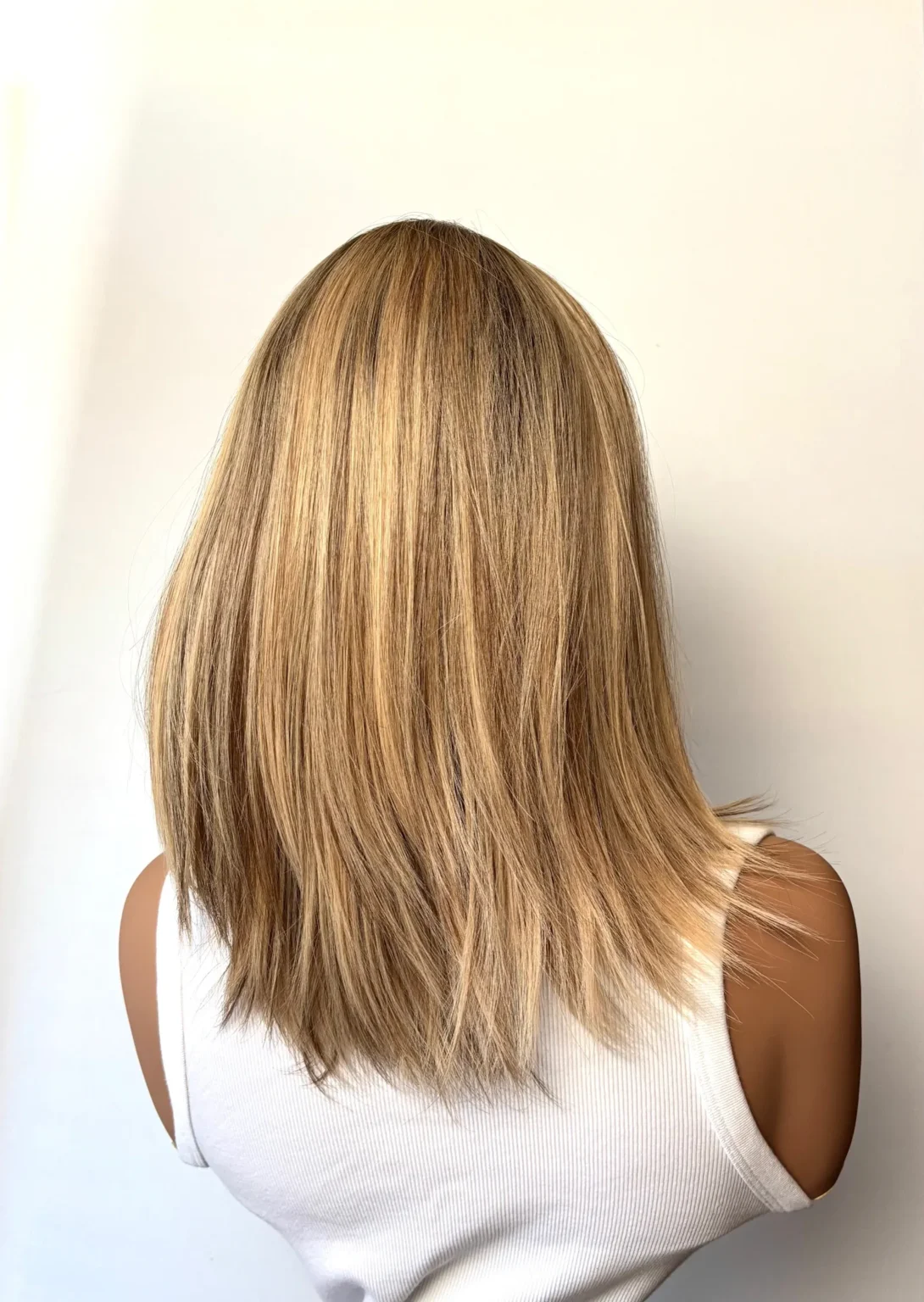 Lace Wig YANNA- S (52-54cm)- Brazilian hair -Blonde Highlights -14' - Image 2