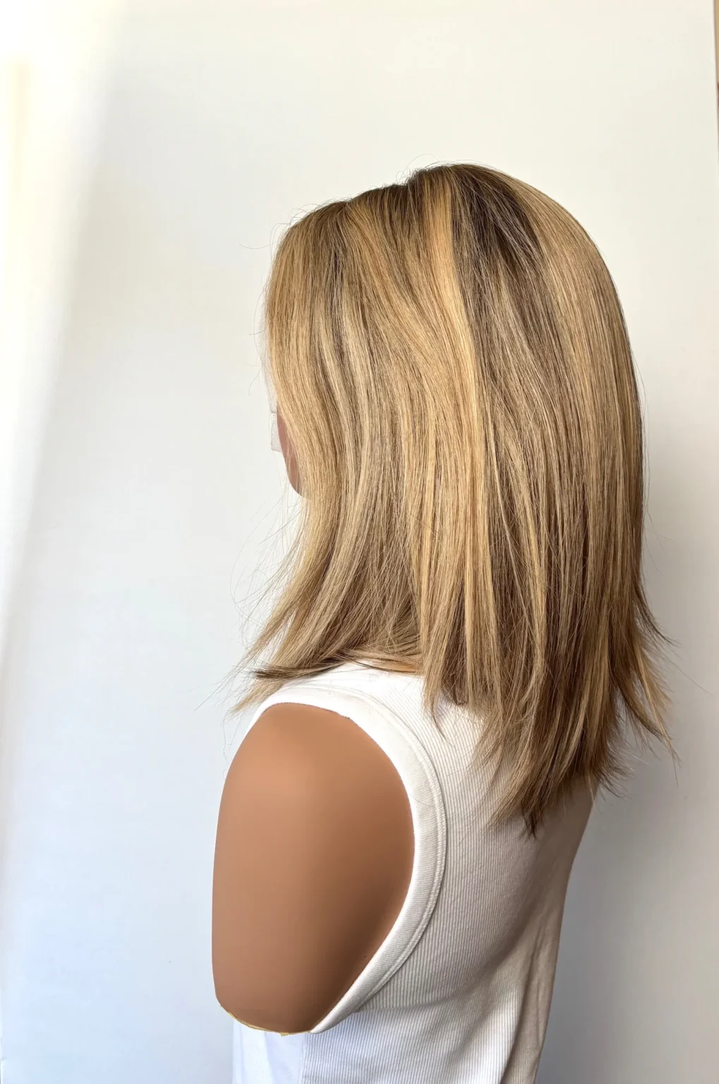 Lace Wig YANNA- S (52-54cm)- Brazilian hair -Blonde Highlights -14' - Image 3