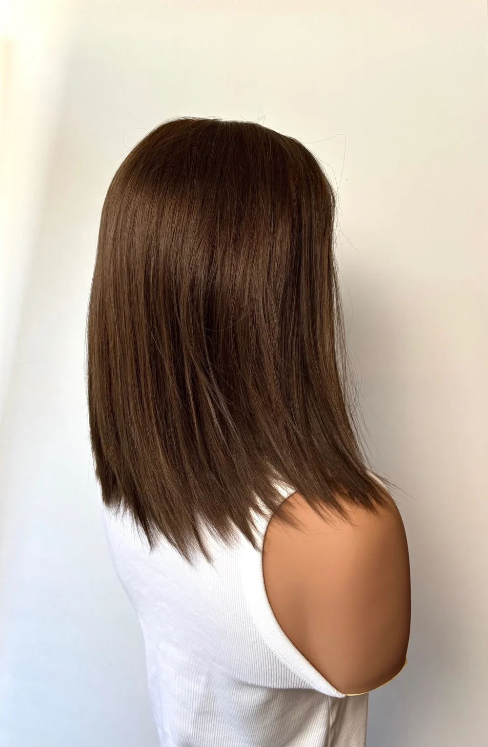 Lace Wig YANNA- M (55-56cm)- Brazilian hair -Chesnut -14' - Image 4