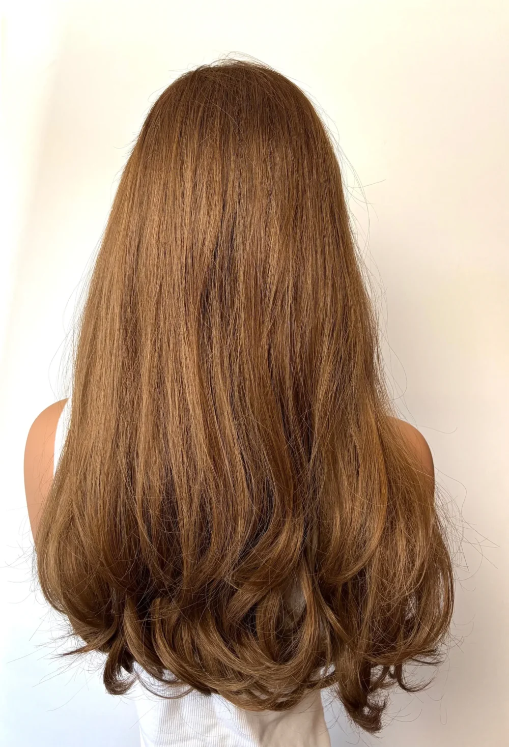 Perruque lace YANNA -M - Cheveux Brésiliens  50cm -Châtain – Image 4