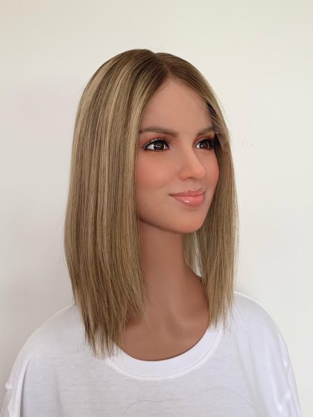 Commande personnalisée pour Anne- Blond méché avec effet racine