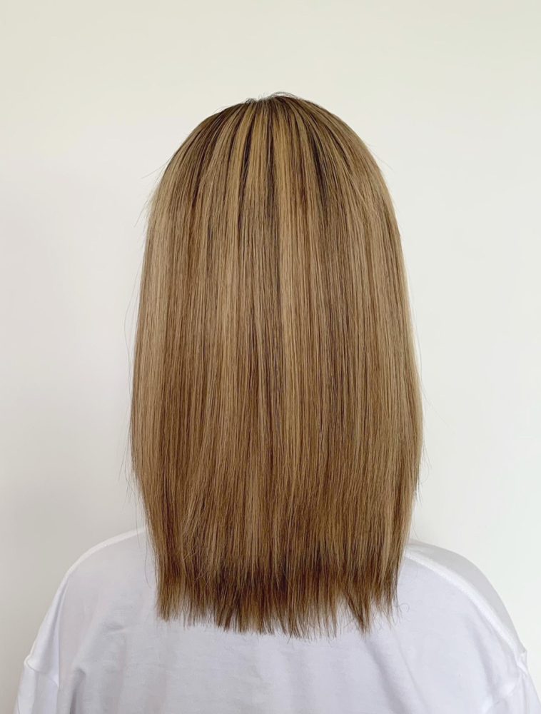 Commande personnalisée pour Anne- Blond méché avec effet racine – Image 4