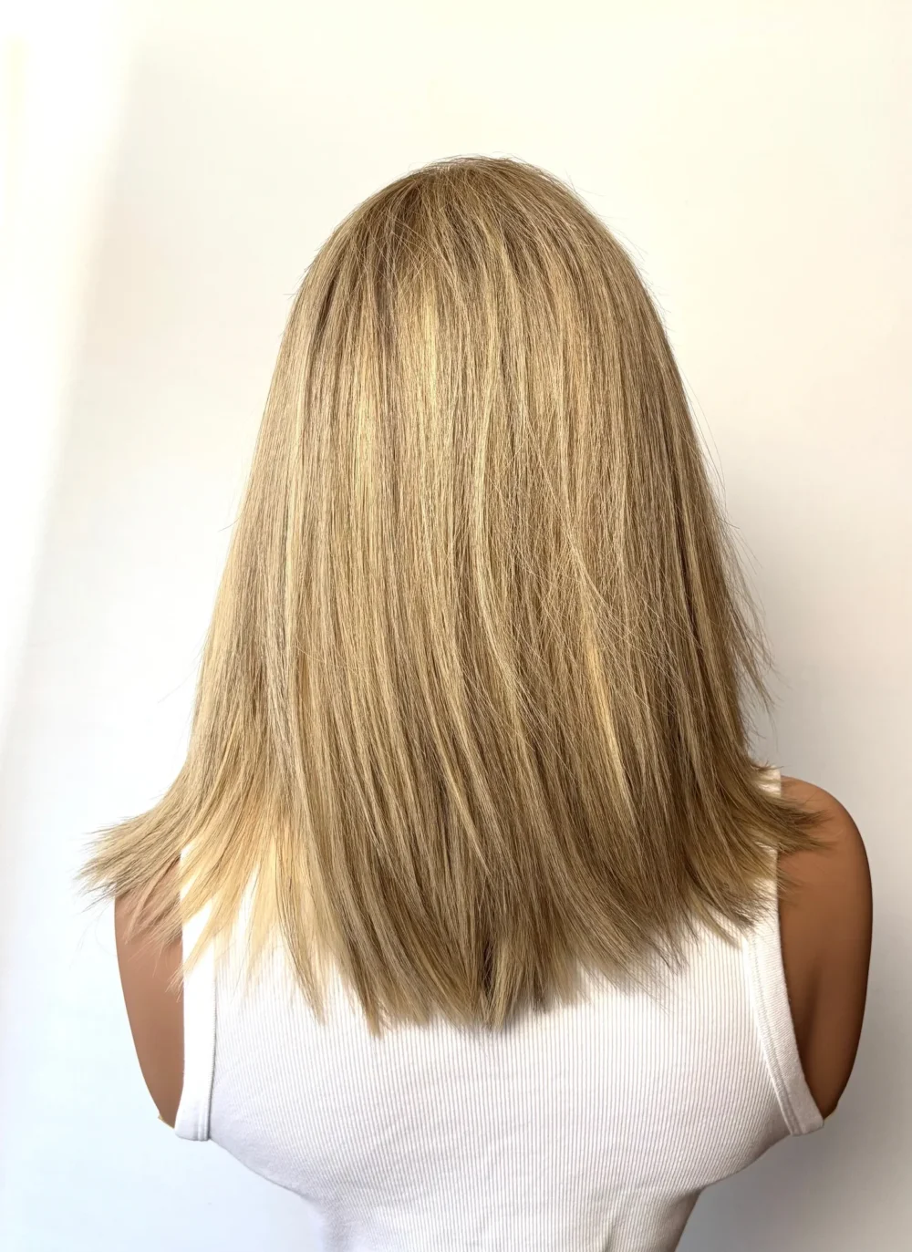 Lace top Wig YANNA- S (52-54cm)- Brazilian hair -Light blonde -14' - Image 2