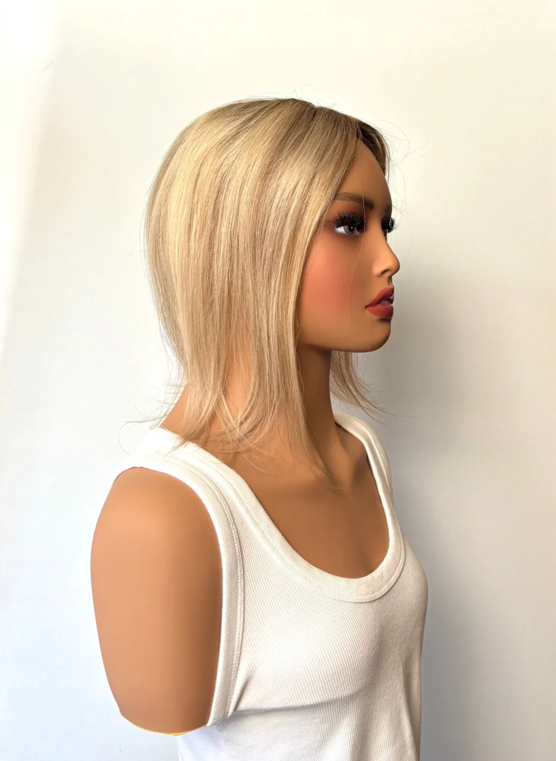 Volumateur base Mono -25cm-cheveux naturels -teinte blond méché