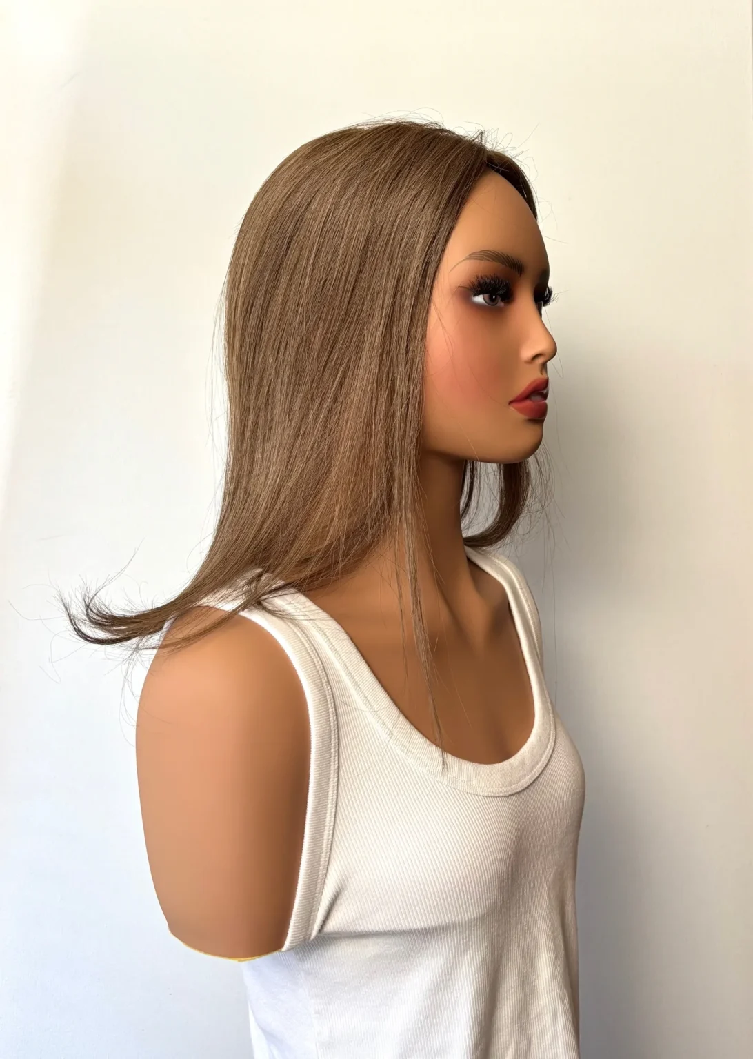 Volumateur base Mono -35cm-cheveux naturels chatain 08