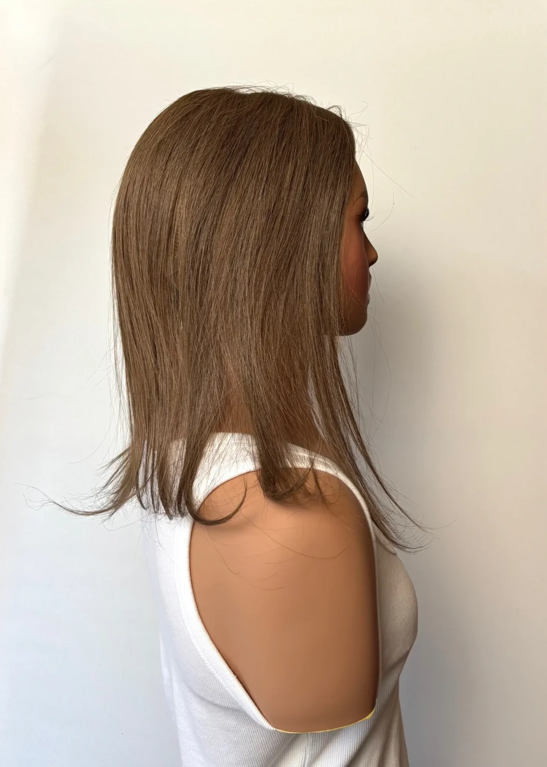 Volumateur base Mono -35cm-cheveux naturels chatain 08 – Image 2
