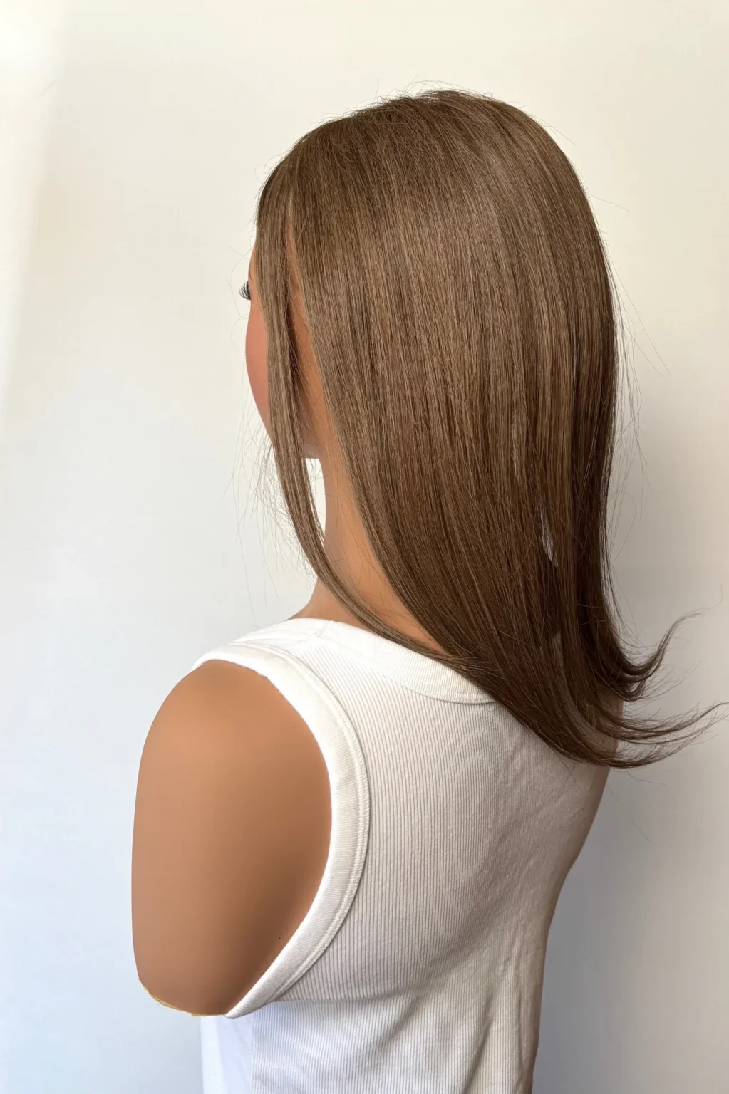 Volumateur base Mono -35cm-cheveux naturels chatain 08 – Image 5