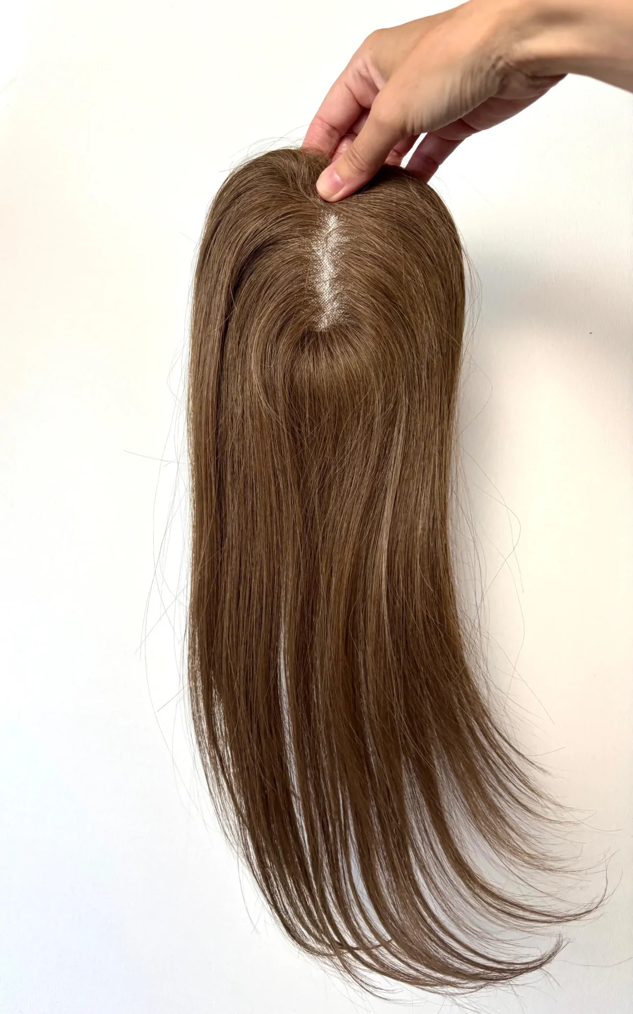 Volumateur base Mono -35cm-cheveux naturels chatain 08 – Image 6