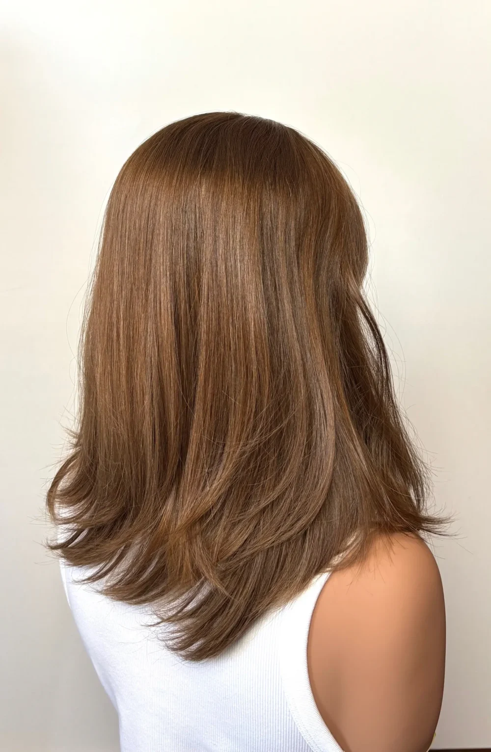 Silk topper NOLWENN Virgin European hair Chesnut, 15' - Image 5