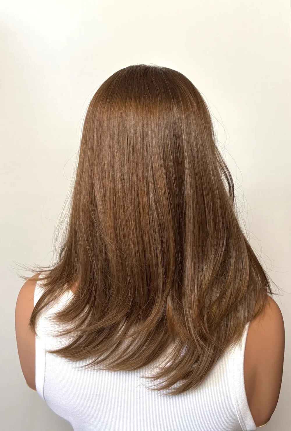 Silk topper NOLWENN Virgin European hair Chesnut, 15' - Image 3