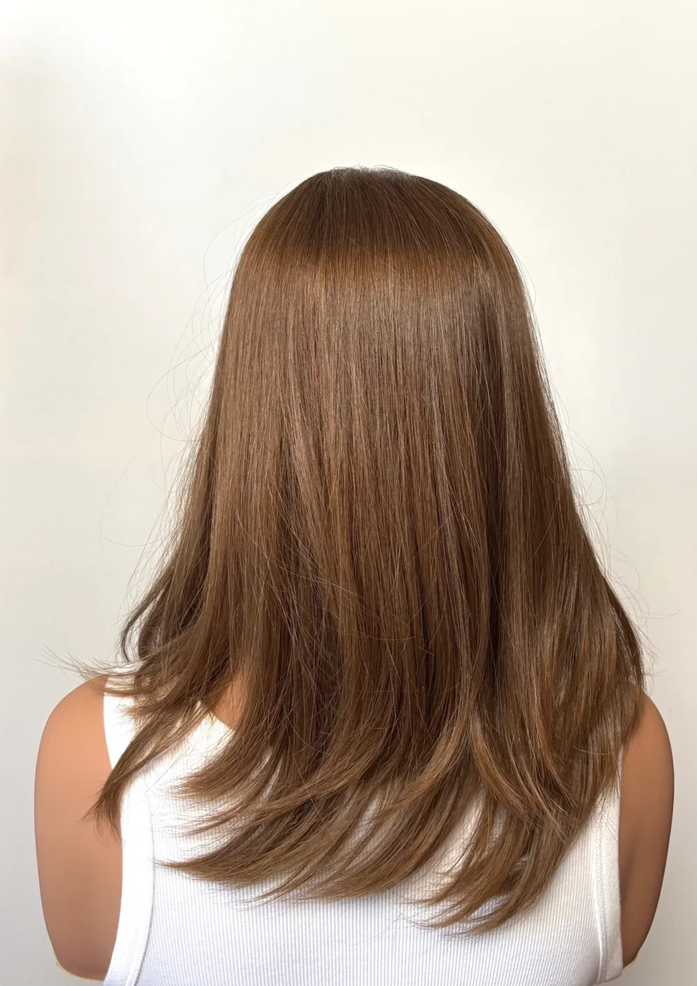 Silk topper NOLWENN Virgin European hair Chesnut, 15' - Image 2