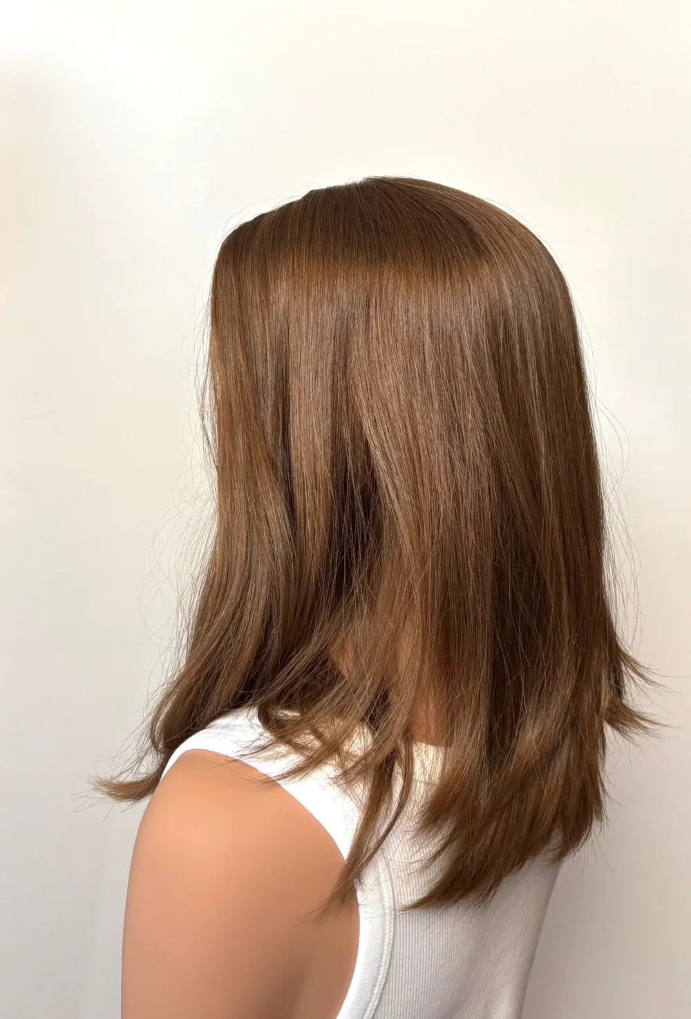Silk topper NOLWENN Virgin European hair Chesnut, 15' - Image 4