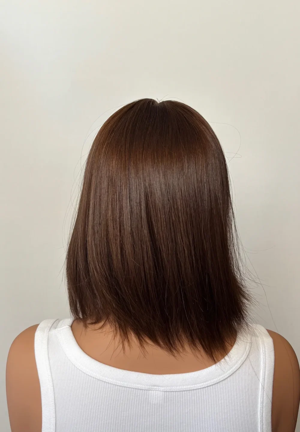 Volumateur silk NOLWENN -Cheveux Brésiliens, Auburn naturel moyen 25cm – Image 2