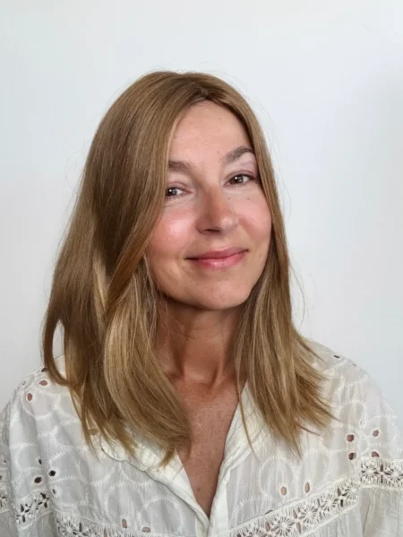 Silk topper NOLWENN-Virgin European hair, Venetian blonde, 16'