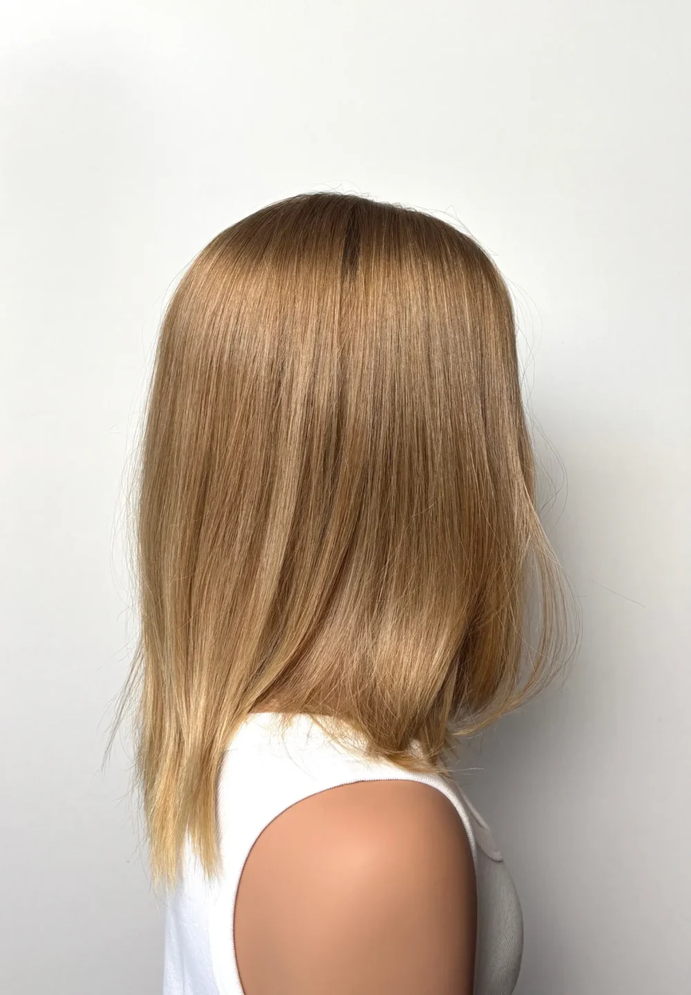 Silk topper NOLWENN-Virgin European hair, Venetian blonde, 16' - Image 5