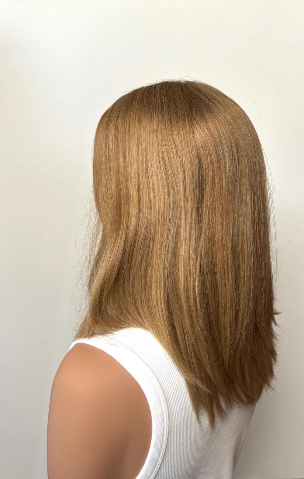 Silk topper NOLWENN-Virgin European hair, Venetian blonde, 16' - Image 3