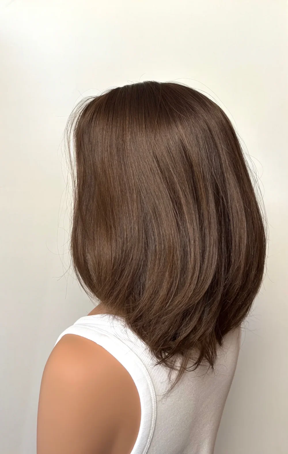 Volumateur silk NOLWENN -Cheveux vierges Europeens chatain moyen 35cm – Image 4