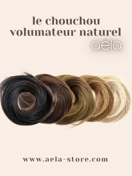 Chouchou volumateur en Cheveux Européens